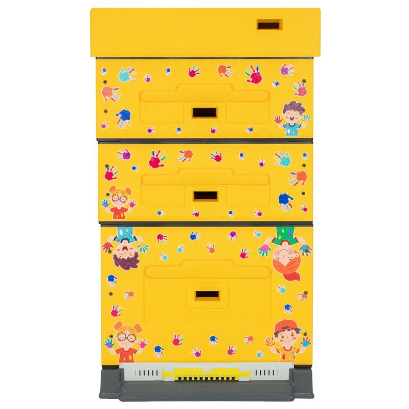 Colmena Dadant Blatt LYSON pintada amarillo Dadant Blatt Beehives