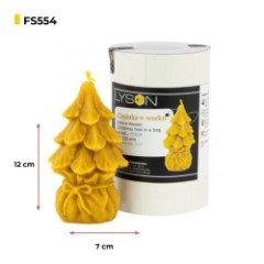 Christmas tree in a bag Candle moulds