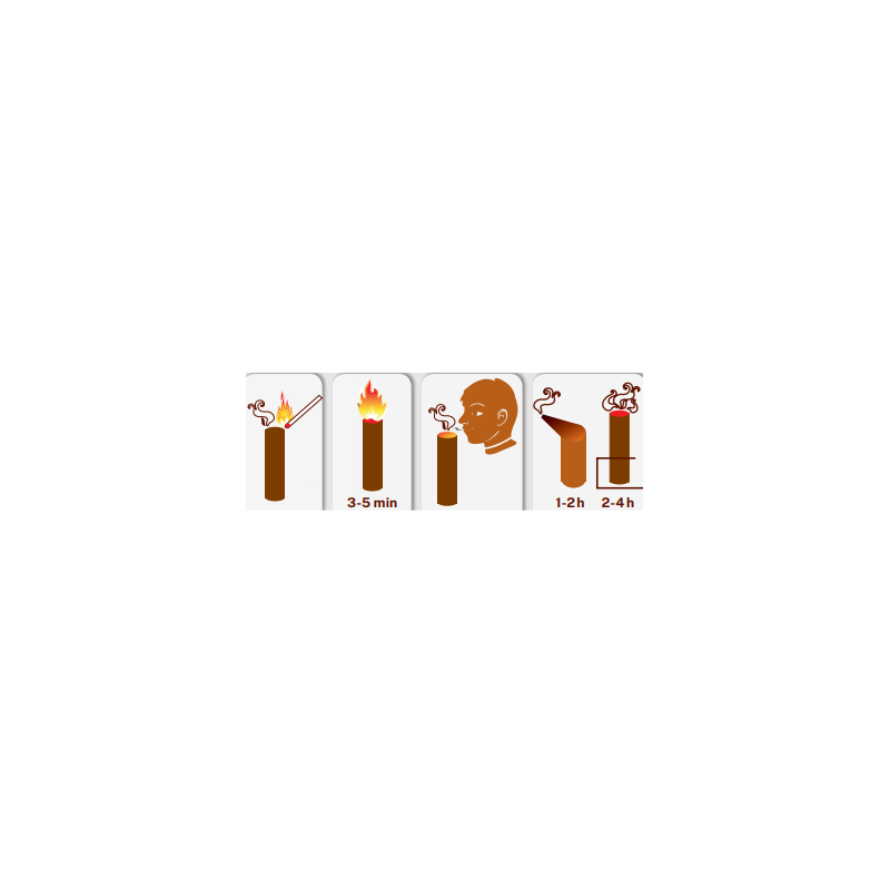 Slow-burning smoker sticks Smoker Fuel & Accessories