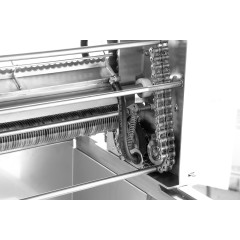 Automatische Entdeckelungsmaschine mit Zuführung und beheizten Messern PREMIUM-LINIE (400V)