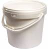 Seau en plastique blanc 18 litres Emballage