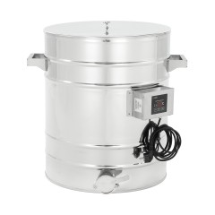 Doppelwand-Abfüller 70 kg aus Edelstahl