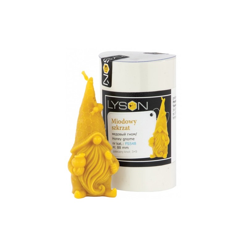 Stampo per candele - Gnomo con barattolo di miele Stampo per candele - Gnomo con barattolo di miele