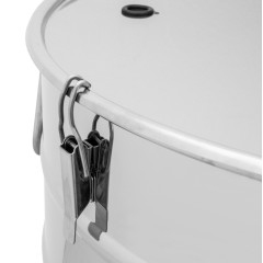 Sceratrice con base decantatrice in acciaio inox da 100 L + generatore di vapore