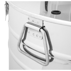 Wax melter with 100 L stainless steel settler base + steam generator Bee Wax melters