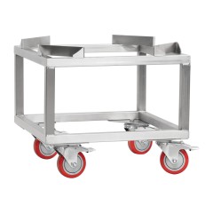 Carrello in acciaio inox per maturatori o decantatori
