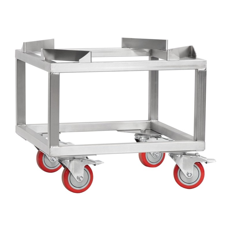 Stainless steel trolley for tanks or creaming machines Honey tanks Stainless steel trolley for tanks or creaming machines Honey tanks