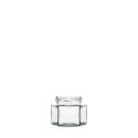 Hexagonal Glass Jar 106 ml TO53 - Pack 32 u. Honey Crystal Jars
