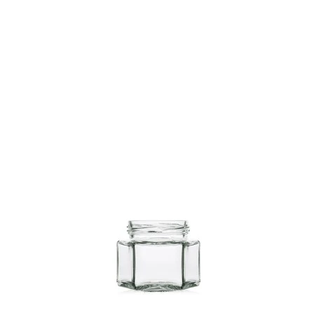 Tarro hexagonal 106ml TO53 - Pack 32 u. Tarros de cristal para miel
