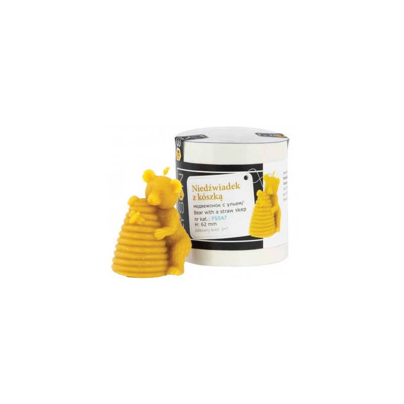 Candle Molds – Bear with Beehive Candle moulds Candle Molds – Bear with Beehive Candle moulds
