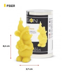 Silicone Molds – Mouse with Gift Candle moulds