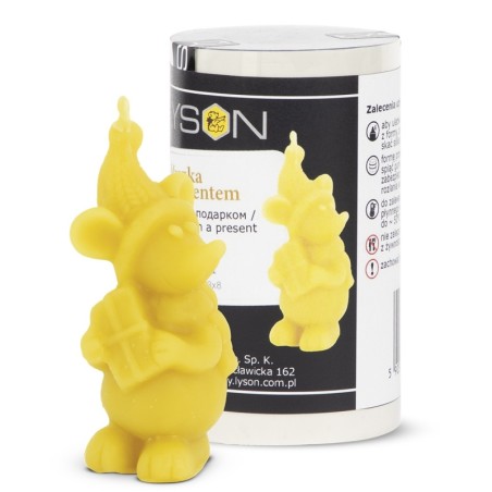 Silicone Molds – Mouse with Gift Candle moulds