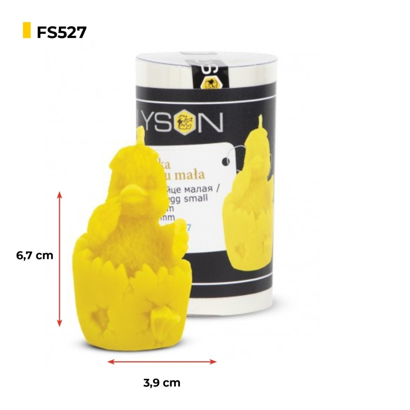 Silicone Mold – Duck in Egg (Small) Candle moulds