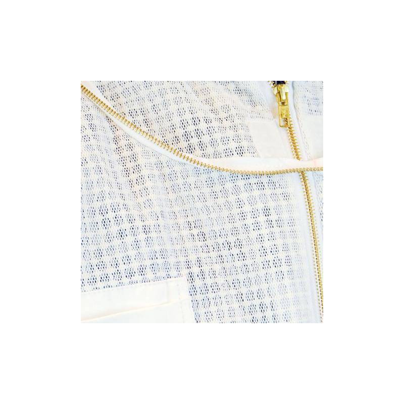 Vented Jacket with fencing veil CLOTHING