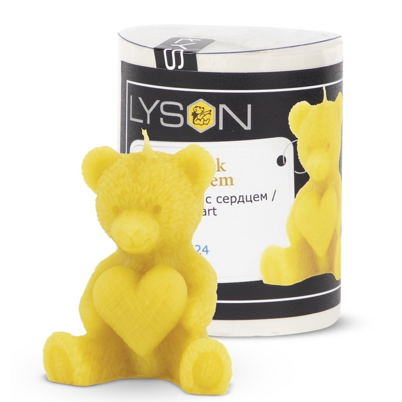 Candle Mold - Bear with Heart