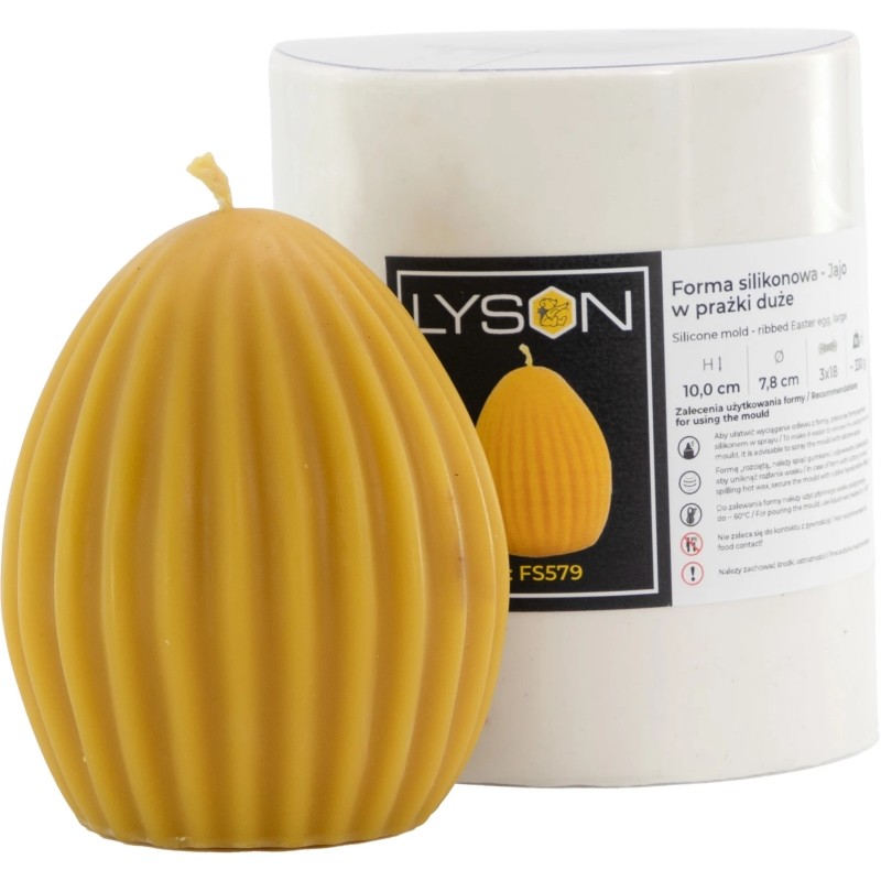 Candle Mold - "Easter Egg - Large"