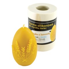 Candle Mold - Egg with Lavender