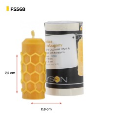 Candle mold - Candle with hexagons