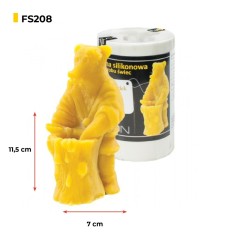 Kerzenform – Bär und Fass