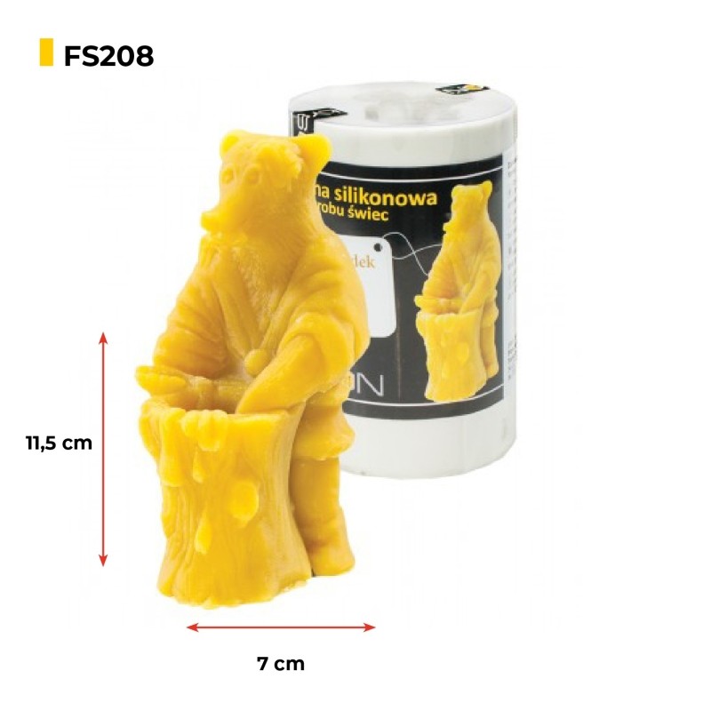 Stampo per candele – Orso e barile
