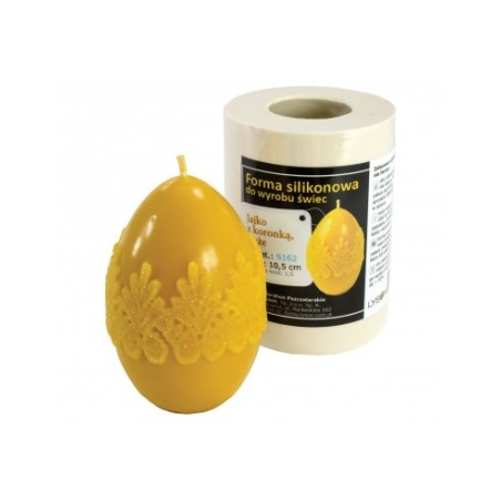 Candle Mold - Large Lace Egg