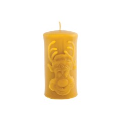 Molde de silicona - Cilindro con reno Moldes para velas