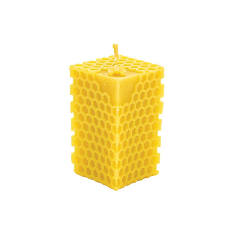 Molde para vela - Cubo de favo de mel 9cm