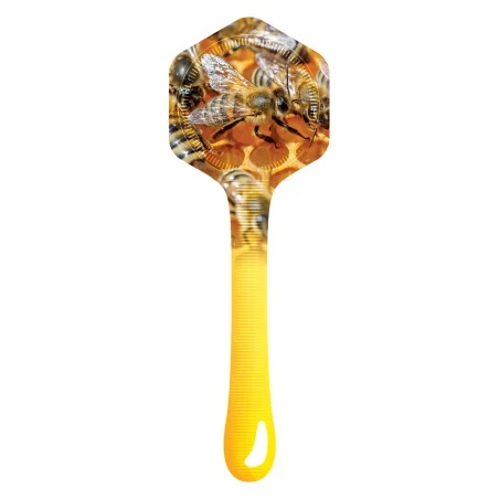 Precinto de tapa autoadhesivo – “Panal con abejas y gota de miel” (Pack 100 uds) Embalajes