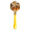 Lacre adesivo – “Favo com abelhas e gota de mel” (Pack com 100 unid.)