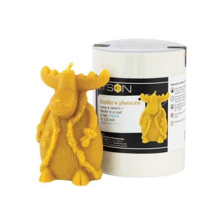 Molde para velas - Reno con abrigo Moldes para velas