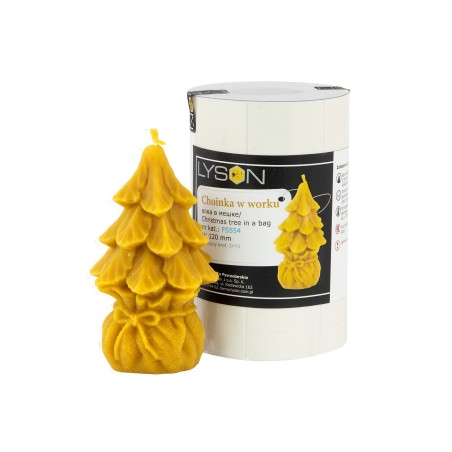 Molde Velas - Árbol de Navidad en una bolsa Moldes para velas