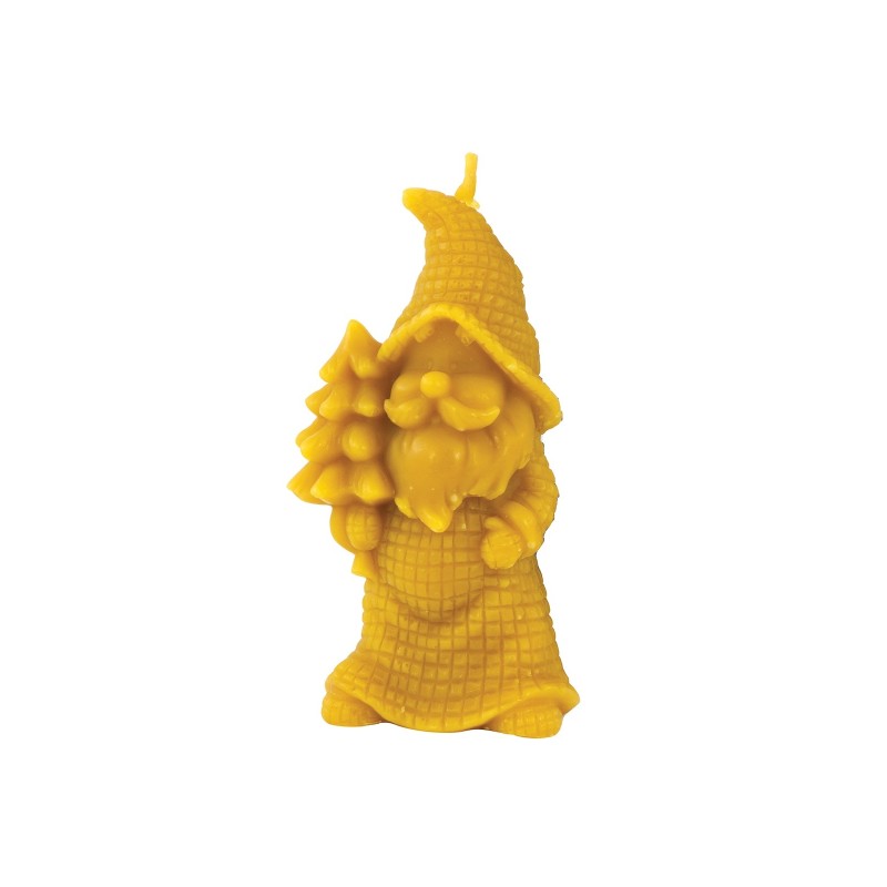 Stampo Candela-Gnomo con albero di Natale