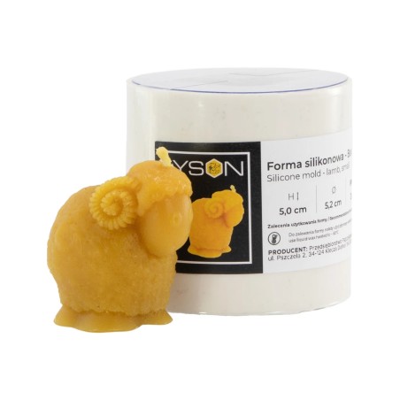 Molde para velas - Corderito pequeño Moldes para velas