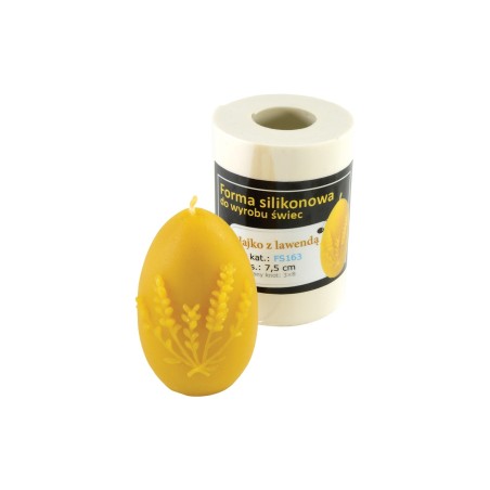 Candle Mold - Egg with Lavender Candle moulds