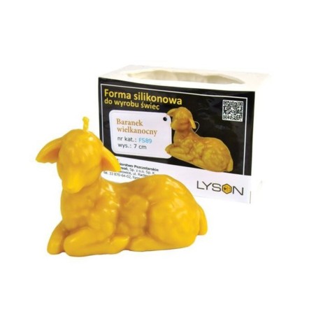 Molde para velas - Cordero de Pascua Moldes para velas
