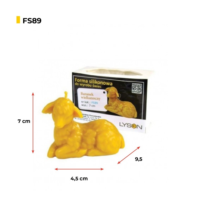 Stampo per candele - Agnello pasquale