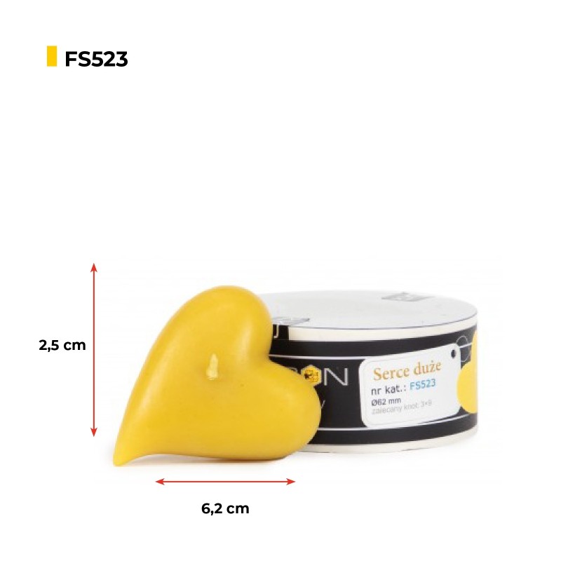 Candle Mold - Large Heart Candle moulds