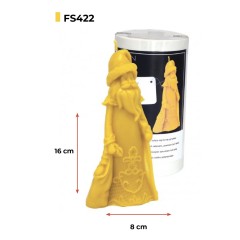 Molde para velas - Papa Noel Moldes para velas