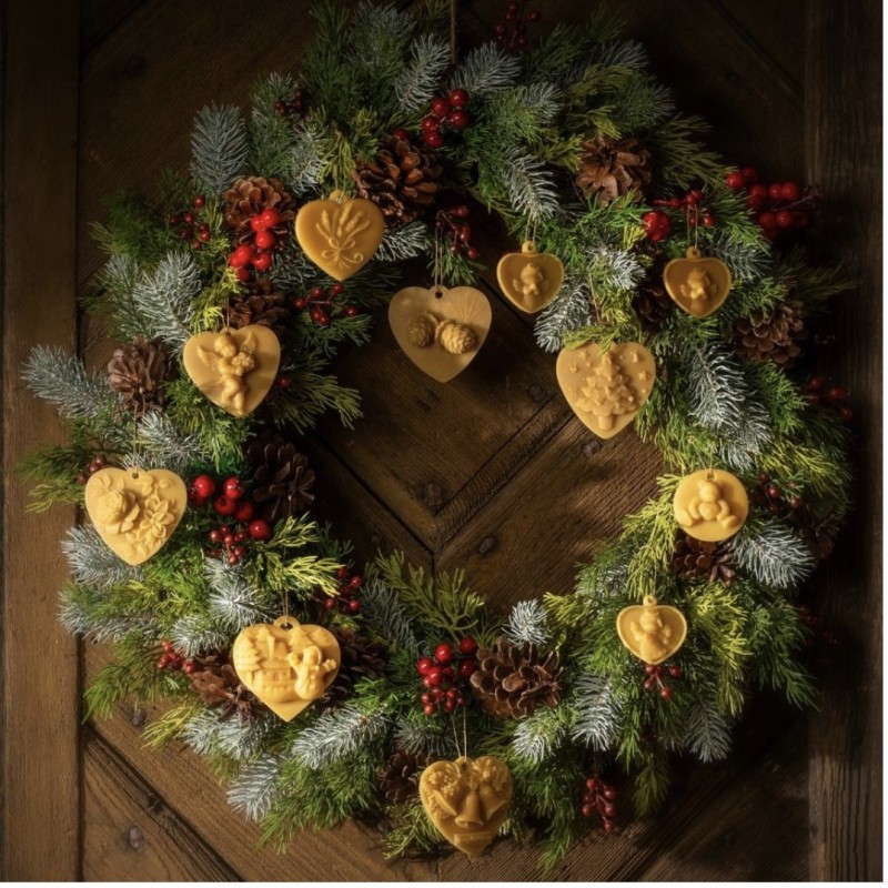 Candle Mold - Pendant - Christmas Bells Candle moulds