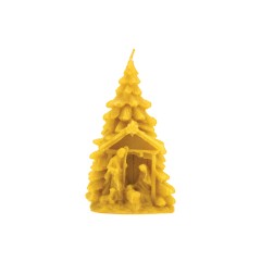 Molde para vela - Árvore de Natal com nicho