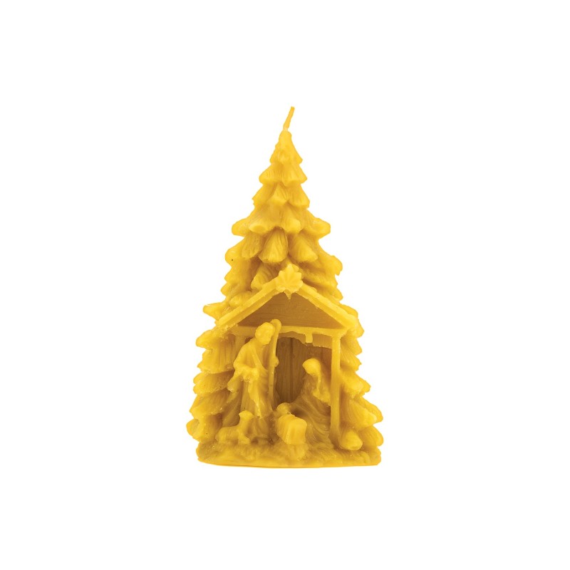Moule à bougie - Sapin de Noël avec niche Moules à bougies
