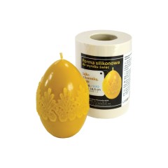 Molde para velas - Huevo con encaje grande Moldes para velas