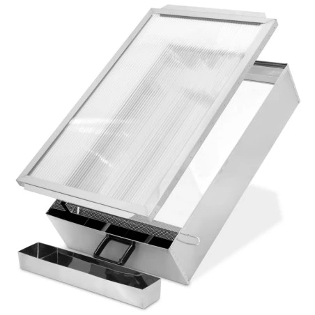 Sceratrice solare in acciaio inox