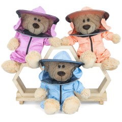Orsetto apicoltore in peluche