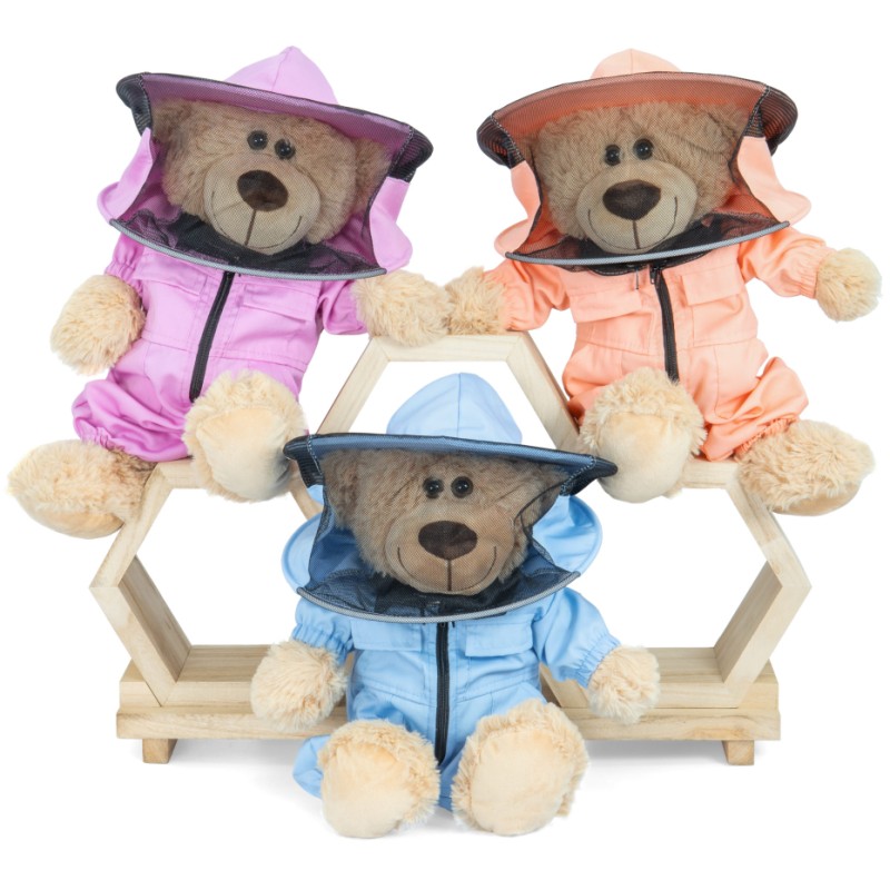 Ourson apiculteur en peluche Cadeaux et divers