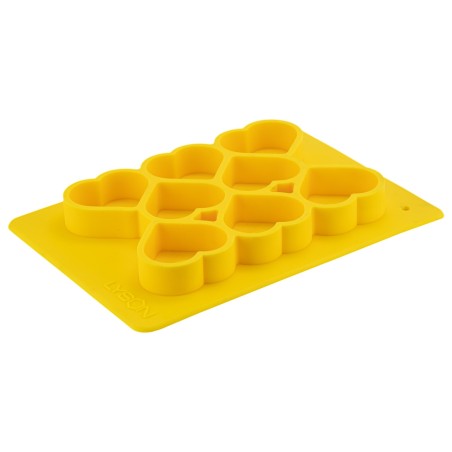 Heart-shaped tealight candle mould (8 cavities) Candle moulds