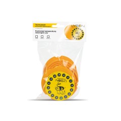 Liquid crystal hive thermometer Apiary monitoring and security