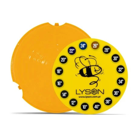 Flüssigkristall-Thermometer für Bienenstöcke