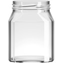 Pot en verre Square 310ml TO63 - Pack 25 u. Pots en verre pour miel