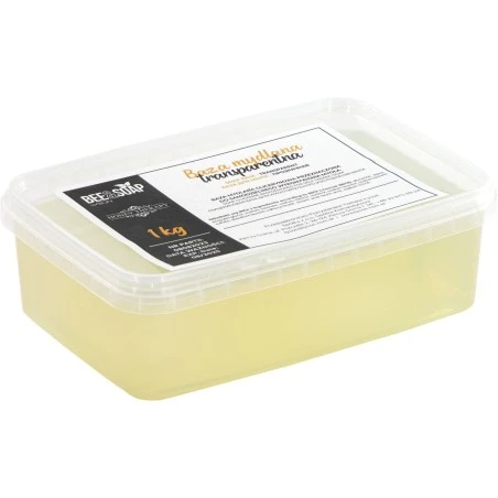 Base di sapone trasparente con burro di karité 1kg